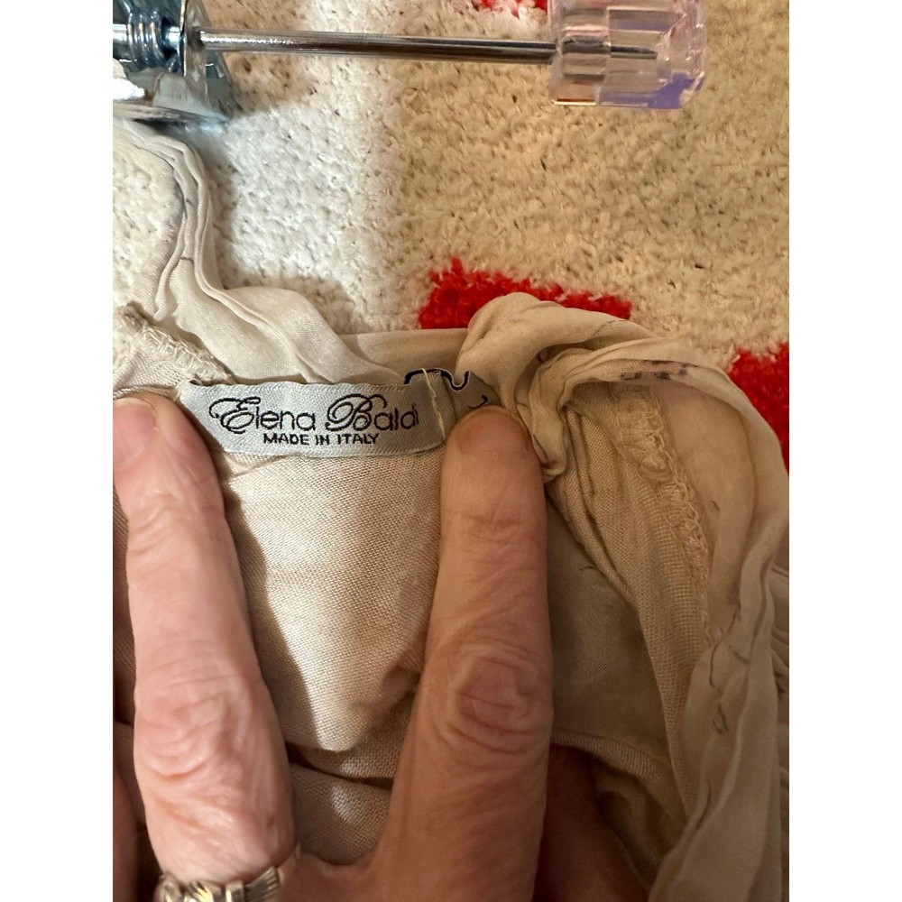 Made in Italy 100% Silk top - Picture 5 of 7